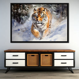 Winter Majesty in Stride - NicheCanvas