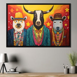 Dapper Wild Trio Soiree - NicheCanvas