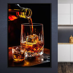 Whiskey's Prismatic Elegance - NicheCanvas