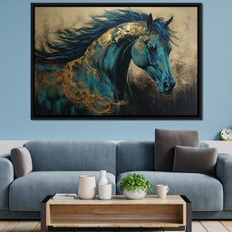 Gilded Horse - NicheCanvas