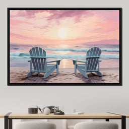 Vacation Beach Chairs - NicheCanvas