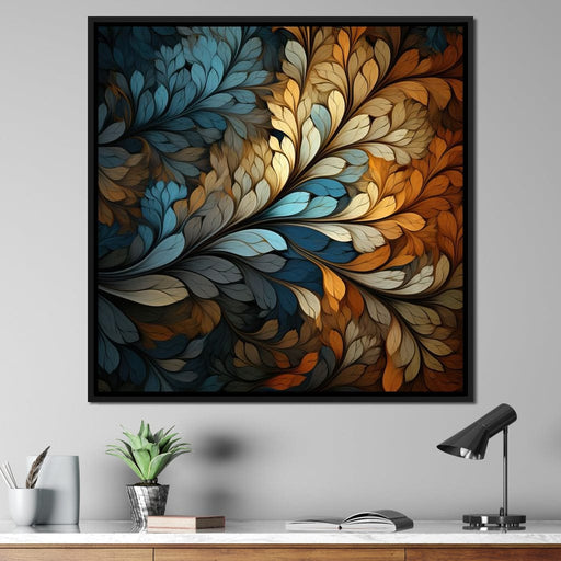 Mosaic Leaf Dreamscape Canvas Print