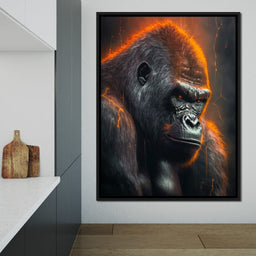 Gorilla Thunder - Zenzdesign - NicheCanvas