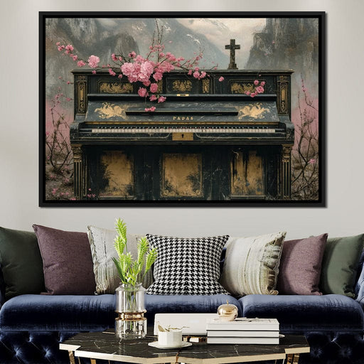 Floral Music Collection 10 - Wildrose Creations Canvas Print