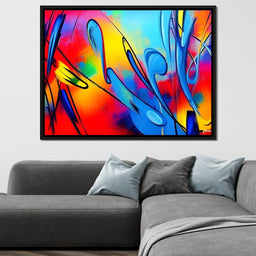Colorful Contemporary Art 030 - Johanjjf - NicheCanvas