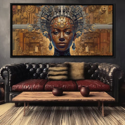 African Portrait Jama - Sakeem Gibbs - NicheCanvas