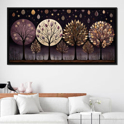 Violet Forest Seasons - NicheCanvas