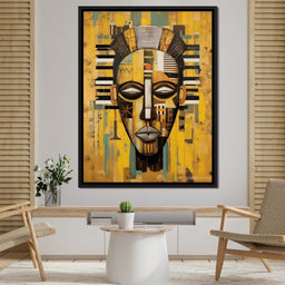 Tribal Mask 05 - Sakeem Gibbs - NicheCanvas
