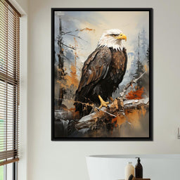 Majestic Eagle Outlook - NicheCanvas