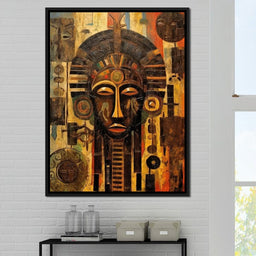 Tribal Mask 20 - Sakeem Gibbs - NicheCanvas