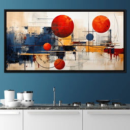 Golden Royal Geometric Harmony 09 - Wildrose Creations - NicheCanvas