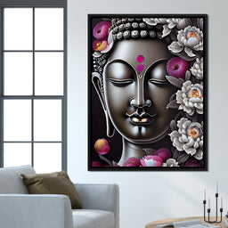Buddha Face 03 - NicheCanvas