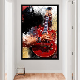 Slasher Electric Guitar - Abraham Szomor - NicheCanvas