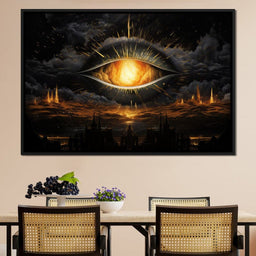 Eyes on the Midnight Castle - Raven Blackwood - NicheCanvas