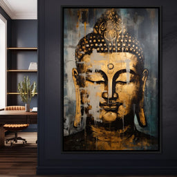Gracious Golden Buddha - NicheCanvas
