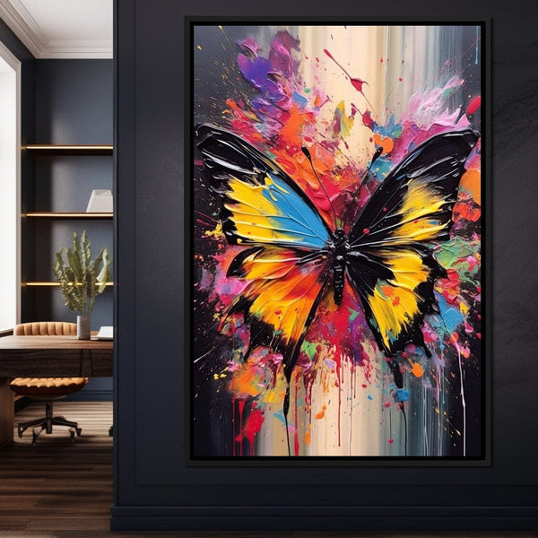 Dreamscape Wings of Color Wall Art | NicheCanvas