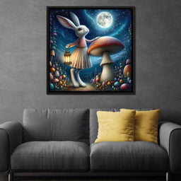 Whimsical Moonlight Meander - TooplesArt - NicheCanvas