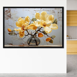 Yellow Magnolia Tree 6 - Wildrose Creations - NicheCanvas
