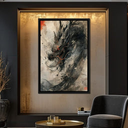 Ethereal Dragon's Maelstrom - NicheCanvas