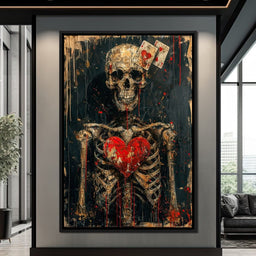 Romantic Skeleton 4 - NicheCanvas