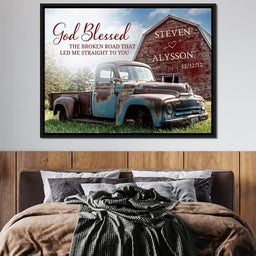 God Blessed the Broken Road - NicheCanvas