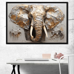 Silver Elephant - NicheCanvas