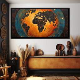 African Globe - Sakeem Gibbs - NicheCanvas