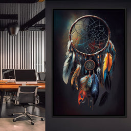 Dreamcatcher & Feathers - Alicia Smith - NicheCanvas