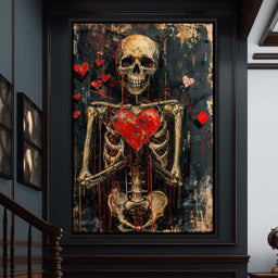 Romantic Skeleton 5 - NicheCanvas
