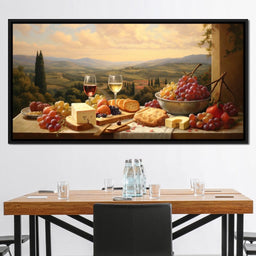 Wine & Cheese Valley - NicheCanvas