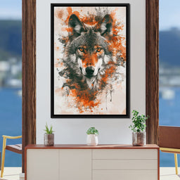 Wolf Gaze - NicheCanvas