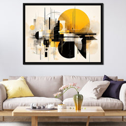 Urban Shadows in Abstract Forms - NicheCanvas