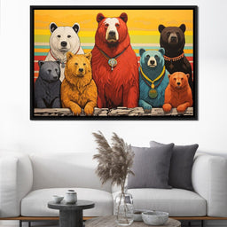 Kaleidoscope of Ursine Majesties - NicheCanvas