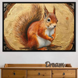 Squirrel Forest Charmer - NicheCanvas