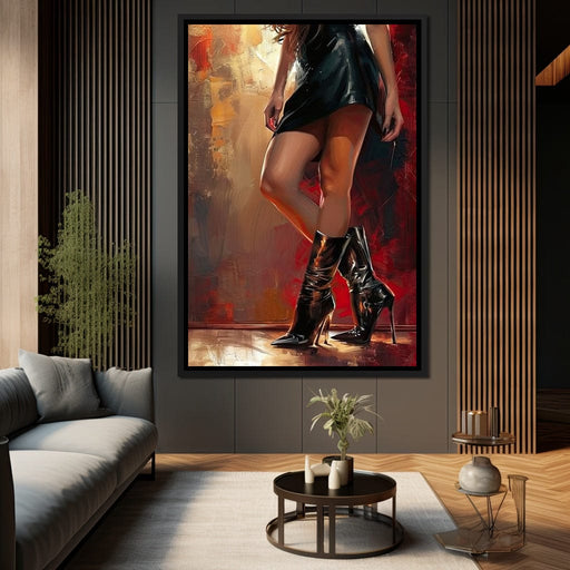 Alluring Legs Elegance Canvas Print