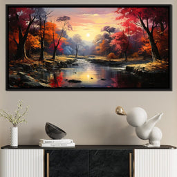 River in the Woods - NicheCanvas