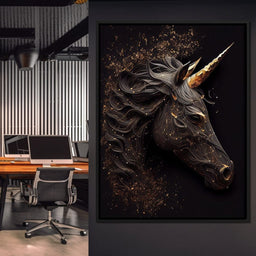 Black Unicorn - Alicia Smith - NicheCanvas