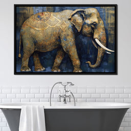 Gilded Elephant - NicheCanvas