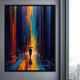 Streets of Loneliness - Johanjff - NicheCanvas