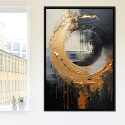 Abyssal Gold Embrace - Tanni Cylon - NicheCanvas