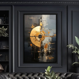 Eclipse in Golden Splendor - Tanni Cylon - NicheCanvas