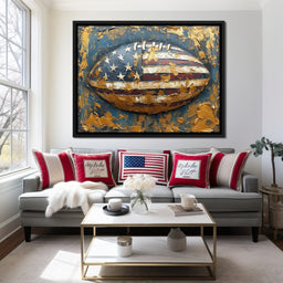 Patriotic Pigskin Overture - NicheCanvas