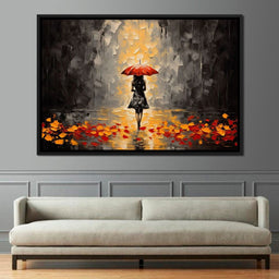 Autumn Rain Melancholy - NicheCanvas