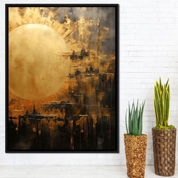 Golden Sun Atmosphere - NicheCanvas