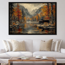 Autumn Serenade Reflections - NicheCanvas