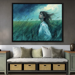 Zephyr's Embrace in Verdure - NicheCanvas