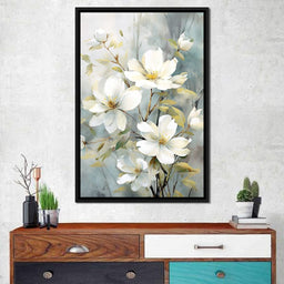 Ethereal Blooms in Mist - NicheCanvas