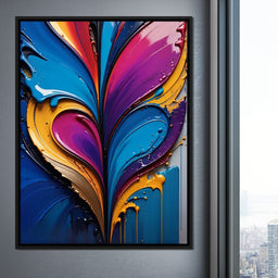 Colorful Love 02 - Johanjjf - NicheCanvas