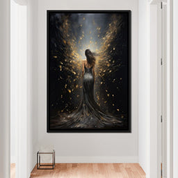 Ethereal Dream of a Starlit Muse - NicheCanvas