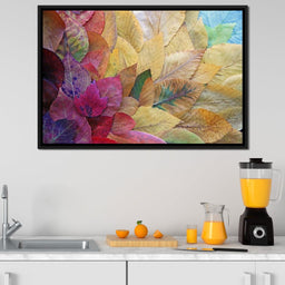 Fallen Autumn Leaves - NicheCanvas
